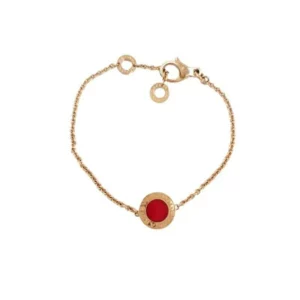 【二手】BVLGARI 圓盤系列玫瑰金手鍊 YY1459