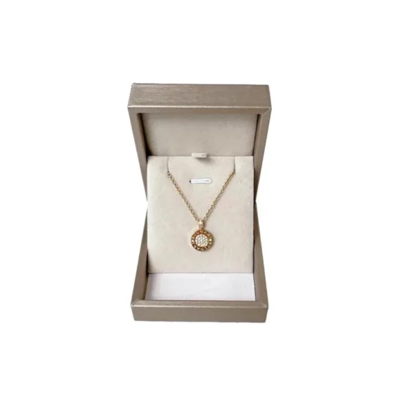 【二手】BVLGARI 圓盤系列玫瑰金項鍊 YY1472