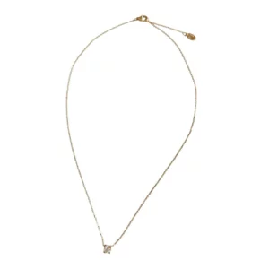 【二手】CARTIER C DE CARTIER 18K玫瑰金鑽石項鏈 PD1656