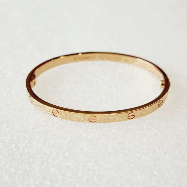 【全新】CARTIER LOVE 玫瑰金手鐲 15 PD1083