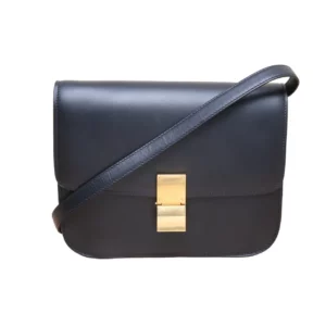 【二手】CELINE CLASSIC BOX 黑色單肩包 PD1519