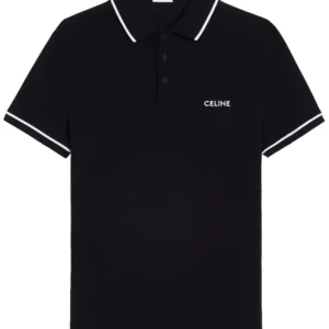 【意大利】CELINE LOGO 刺繡經典 POLO衫 M
