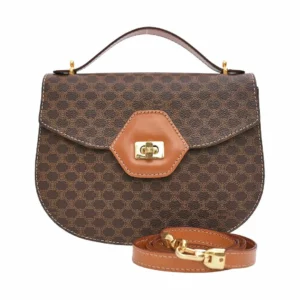 【中古】CELINE MACADAM 兩用單肩包 E22257