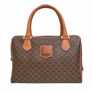 【中古】CELINE MACADAM 波士頓手提包 E22281