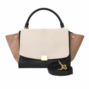 【二手】CELINE TRAPEZE 三色馬毛手袋 E17641