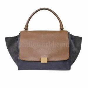 【二手】CELINE TRAPEZE 三色手袋 E18141