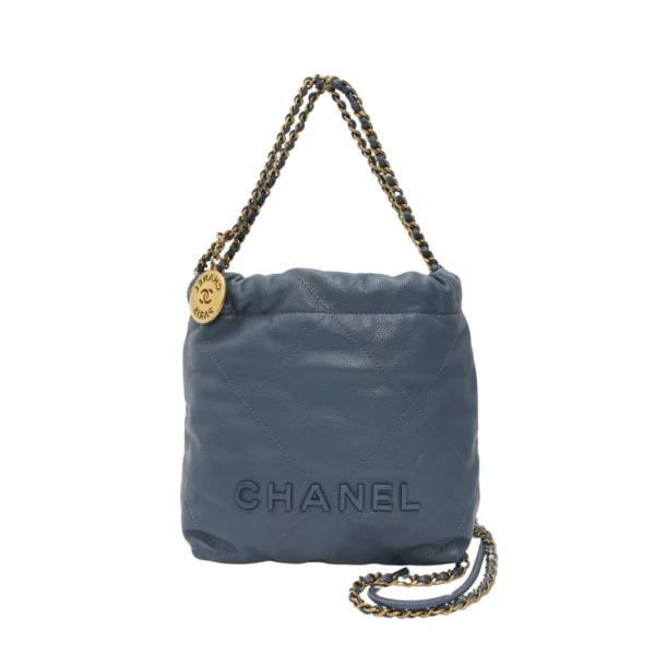 【二手】CHANEL 22 迷你手袋 AS3980 E21376