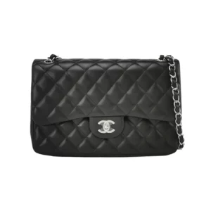 【二手】CHANEL 黑色翻蓋手袋 30 RR1523
