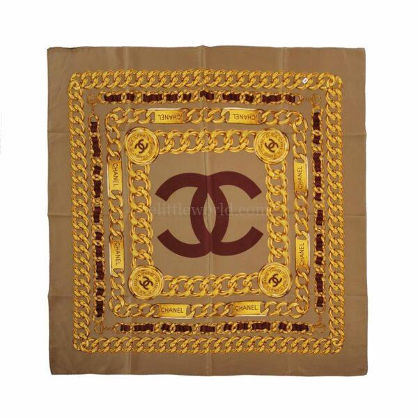 【二手】CHANEL 31 RUE CAMBON 絲巾 VV2395