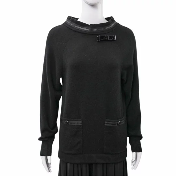 【二手】CHANEL 羊毛長毛衣 34 P46839 E21155