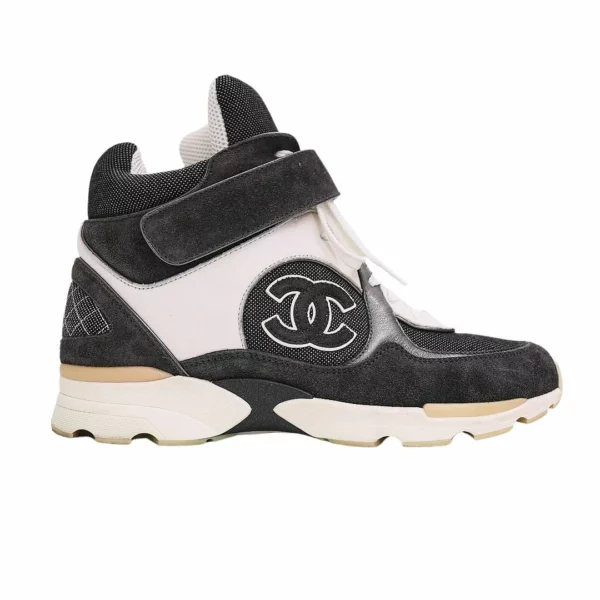 【二手】CHANEL 高幫運動鞋 37 G26584 E22131