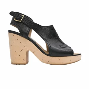 【二手】CHANEL 粗跟涼鞋 37 G26684 E22135