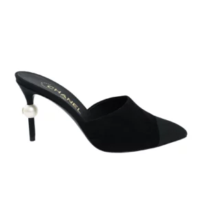 【全新】CHANEL 高跟穆勒鞋 37 G32100 E22194