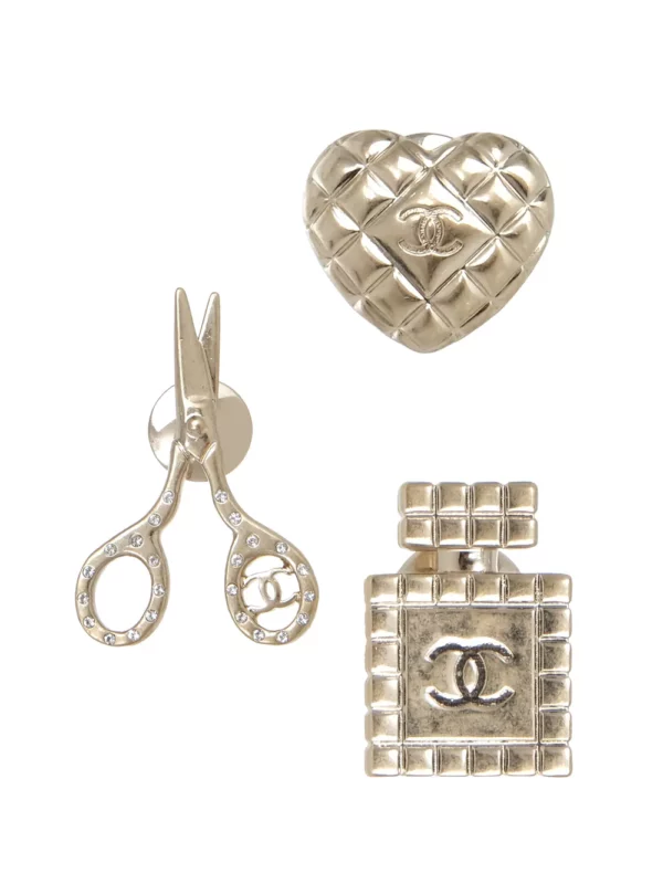 【二手】CHANEL 胸針三件套
