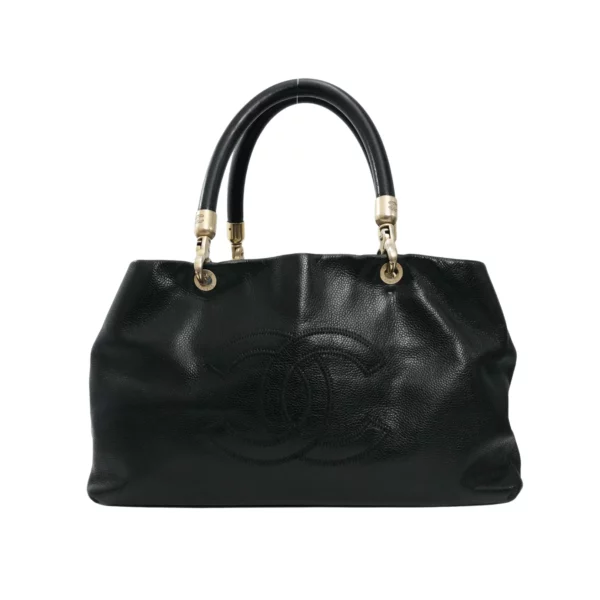 【中古】CHANEL 大號購物手提袋 A22381 E22088