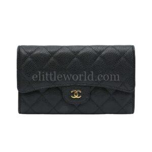【二手】CHANEL 經典款垂蓋銀包 A31506 E19686