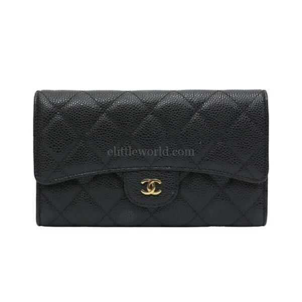 【二手】CHANEL 經典款垂蓋銀包 A31506 E19686