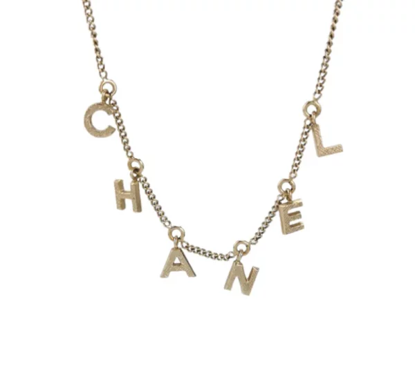 【二手】CHANEL 字母項鏈 A63107 R1545