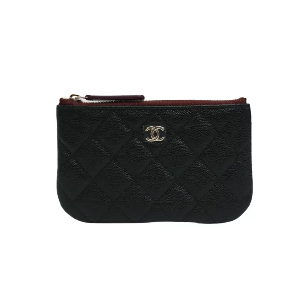 【全新】CHANEL 經典迷你拉鍊手拿包 A82365 E22104