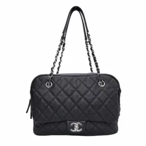 【二手】CHANEL 保齡袋 A90682 E12161