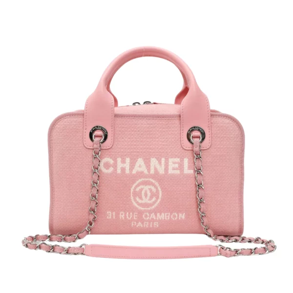【二手】CHANEL 保齡袋 A92749 E21394
