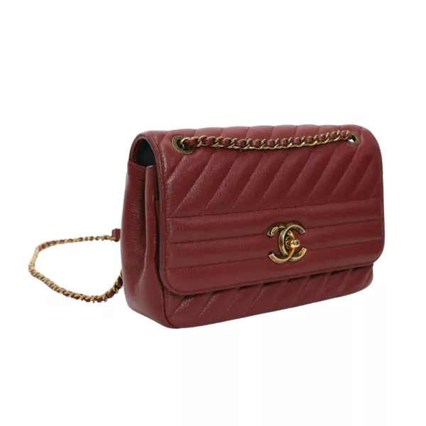 【二手】CHANEL 垂蓋手袋 A93229 E21974