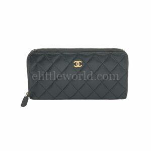 【二手】CHANEL 經典拉鏈長銀包 AP0242 VV2294