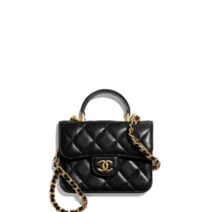 【全新】CHANEL 鏈條垂蓋零錢包 AP2200 E21354