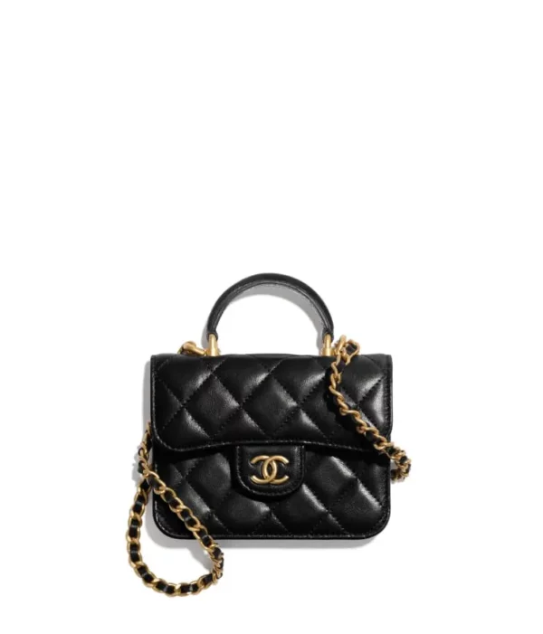 【全新】CHANEL 鏈條垂蓋零錢包 AP2200 E21354