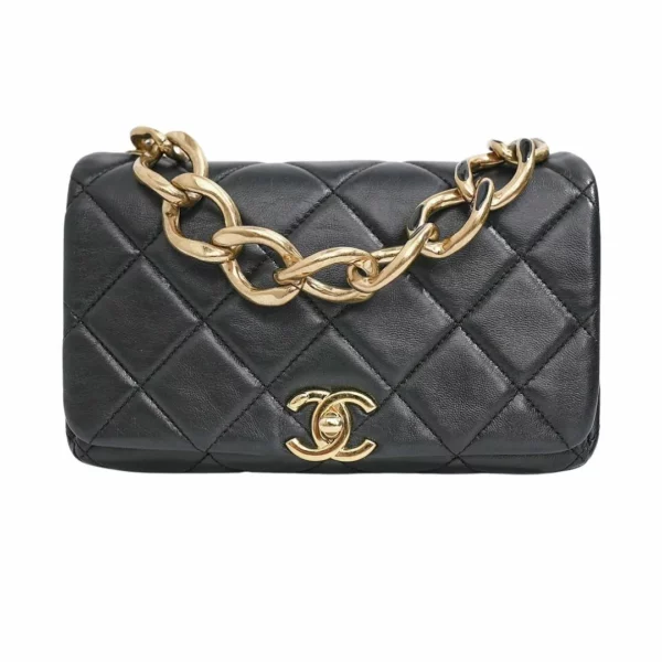 【二手】CHANEL 小號翻蓋手袋 AS3366 E21671