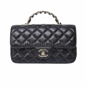 【二手】 CHANEL 迷你頂部提把翻蓋包 AS4141 E19567