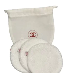 【全新】CHANEL BEAUTE N°1 可水洗化妝棉3片 E22795