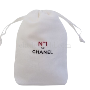 【全新】CHANEL BEAUTE N°1 山茶花棉布收納袋 E19555