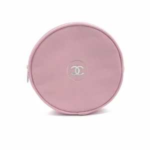 【全新】CHANEL BEAUTY 圓形化妝包 E22033