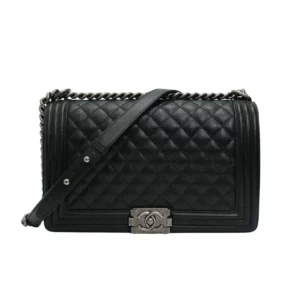 【二手】CHANEL BOY 中號翻蓋袋 A92193 E21594