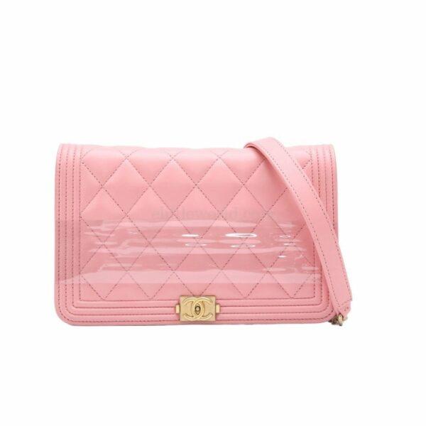 【二手 】CHANEL BOY CHANEL 鏈條錢包 A80287 VV2279