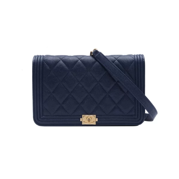 【二手】CHANEL BOY CHANEL 鏈條錢包 A81969 RR1078