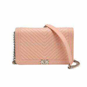 【全新】CHANEL BOY CHANEL 鏈條錢包 AP1117 S3616