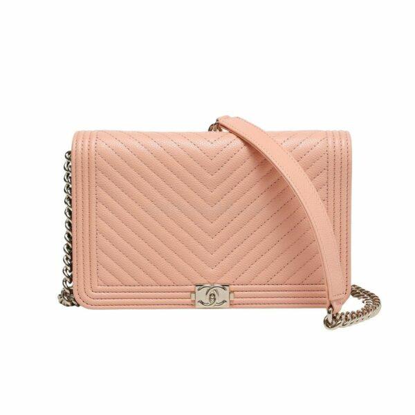 【全新】CHANEL BOY CHANEL 鏈條錢包 AP1117 S3616
