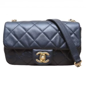 【二手】CHANEL BOY CHANEL 珍珠皮穿鏈翻蓋手袋 PD1304