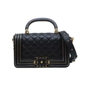 【二手】CHANEL BOY 黑色翻蓋袋 PD1080