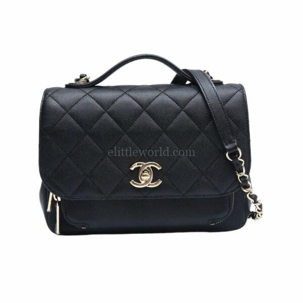 【二手】CHANEL BUSINESS AFFINITY 垂蓋手袋 A93607 VV2144