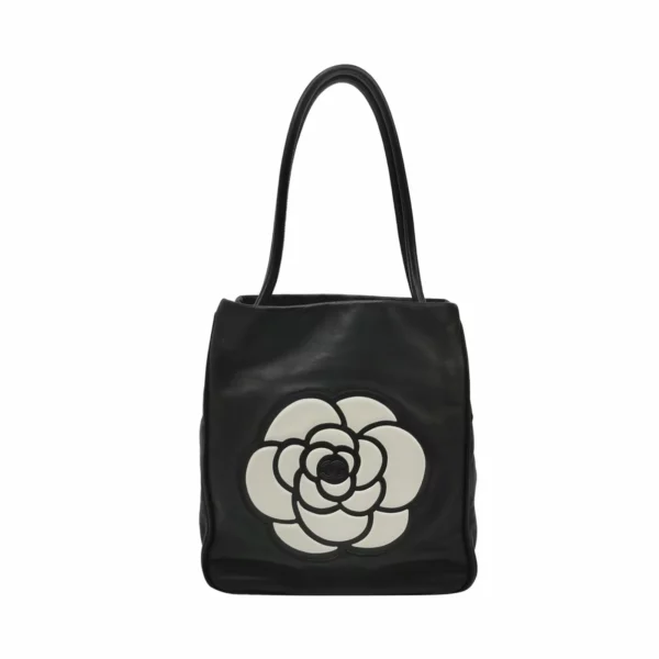 【中古】CHANEL 山茶花雙C單肩包 YY1124