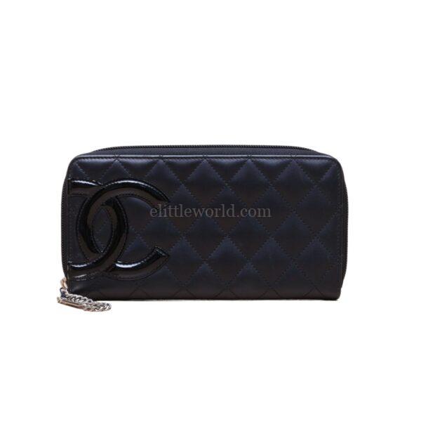 【二手】CHANEL CAMBON 拉鏈長錢包 A50078 RR1899