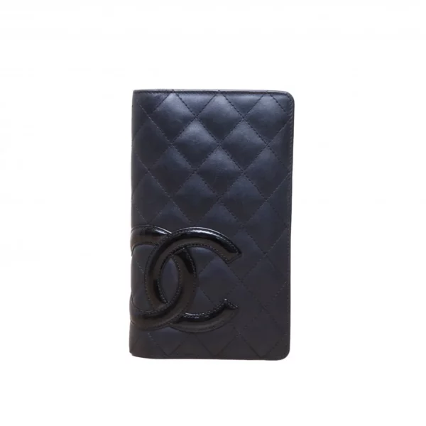 【中古】CHANEL CAMBON 長錢包 PD1936