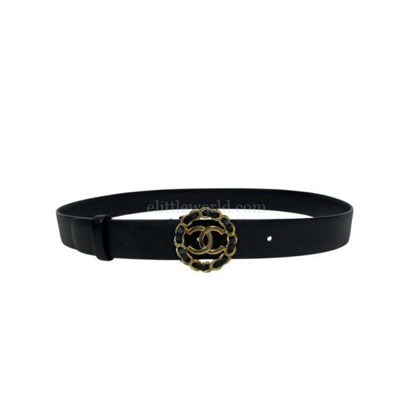 【二手】CHANEL CC 鏈條腰帶 80 VV2227