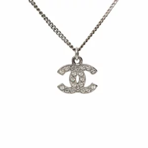 【二手】CHANEL CC 水晶吊墜項鏈 A28942 E20765