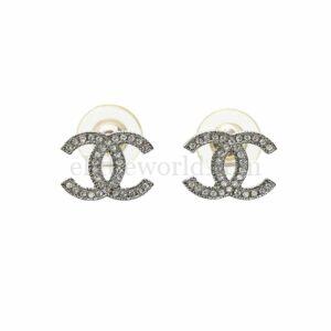 【二手】CHANEL CC 水晶耳環 A85550 E18617