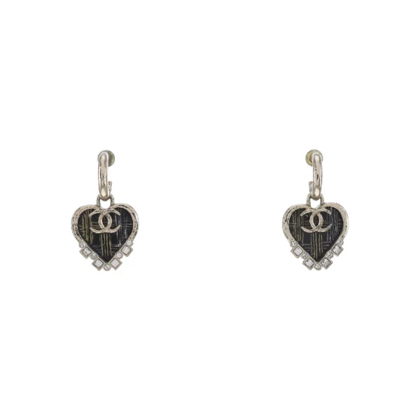 【二手】CHANEL CC 心型耳環 AB6683 RR1327