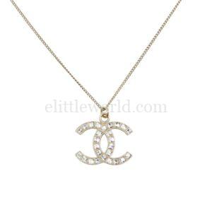 【二手】CHANEL CC 吊墜項鏈 E19560
